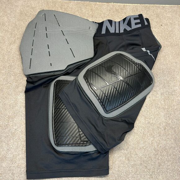 Nike Pro Hyperstrong Core Padded Football Shorts Men's XL Black 839933-010 - Picture 1 of 11